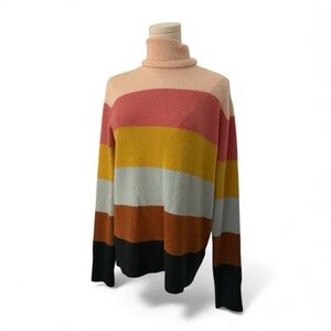 Atlantic Pacific x Halogen Colorblock Sweater Medium EUC